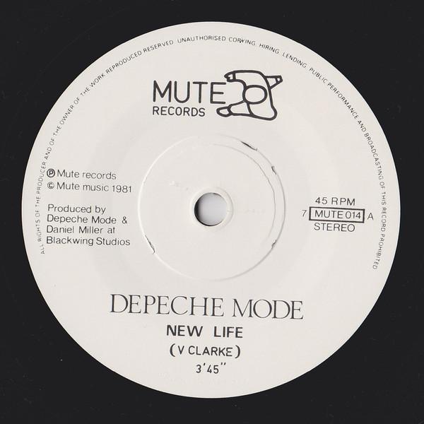 Depeche Mode - New Life - 7 Inch
