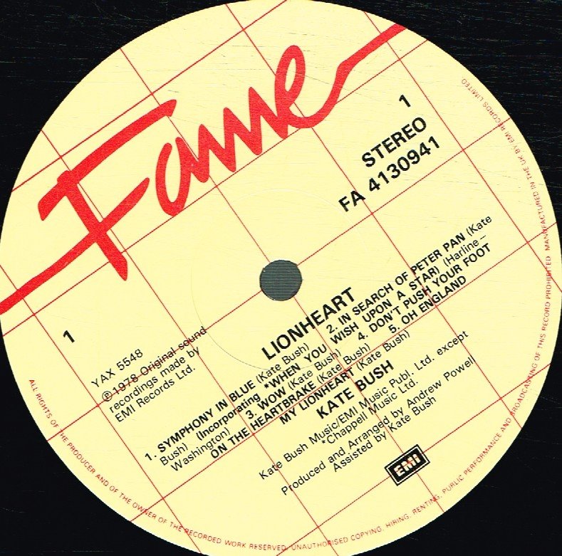 Kate Bush - Lionheart - Lp