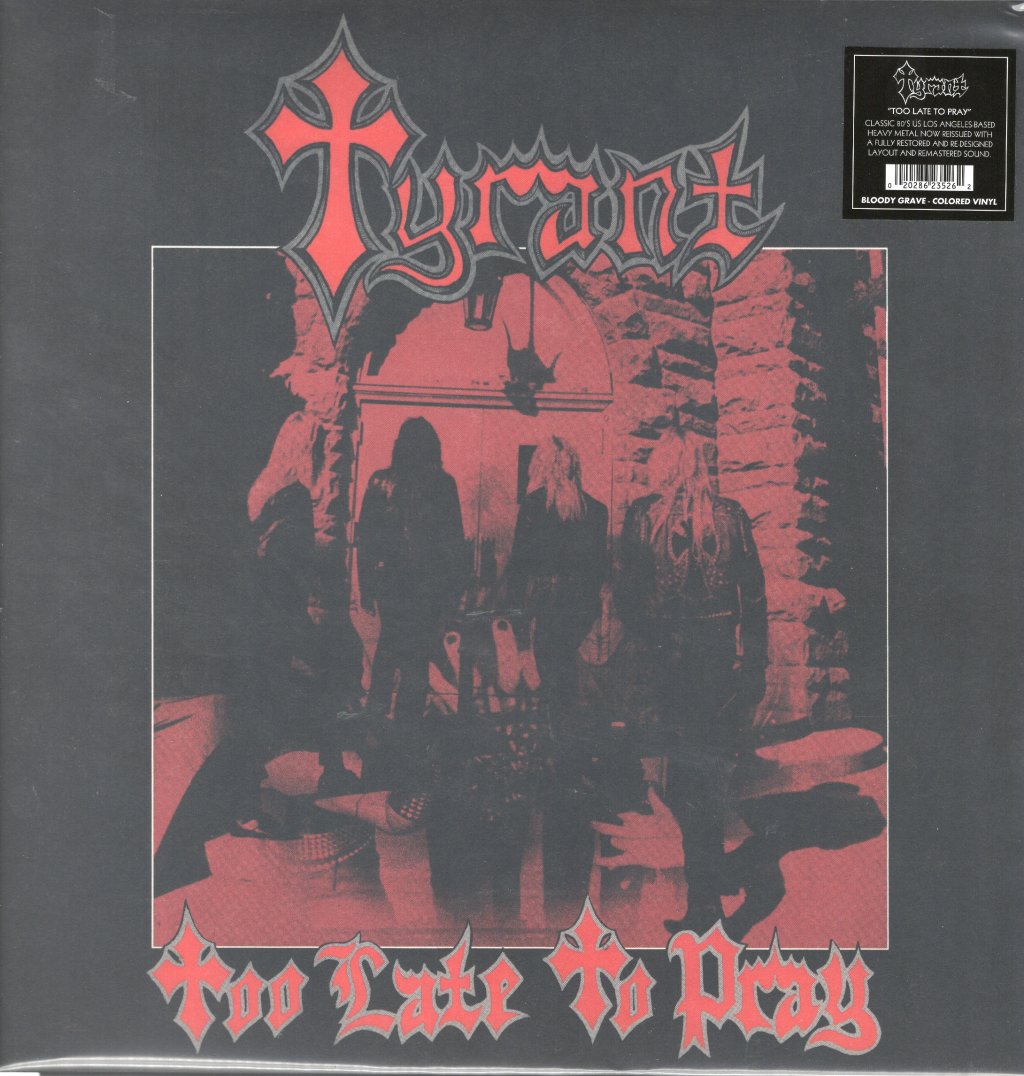 Tyrant (US Metal Group) - Too Late To Pray - Lp