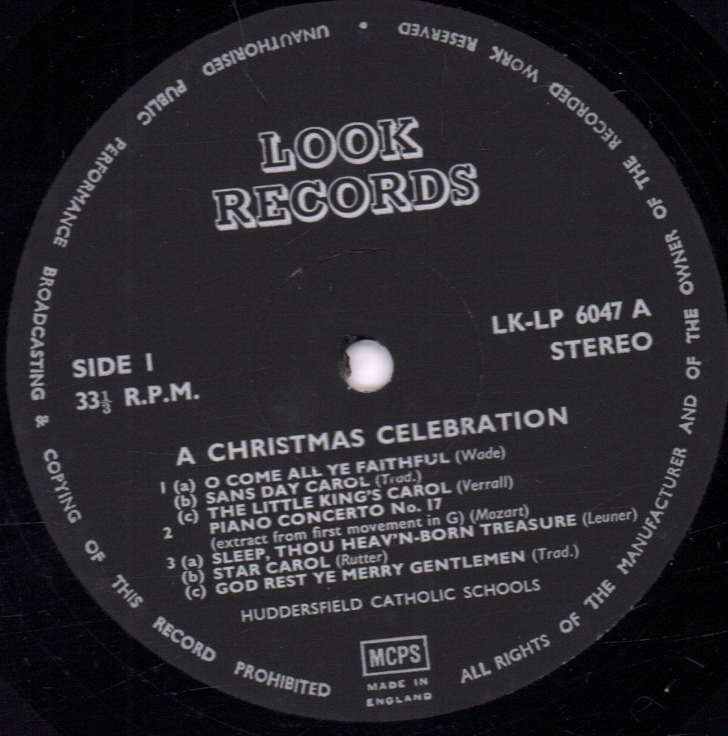 Huddersfield Catholic Schools - A Christmas Celebration - Lp