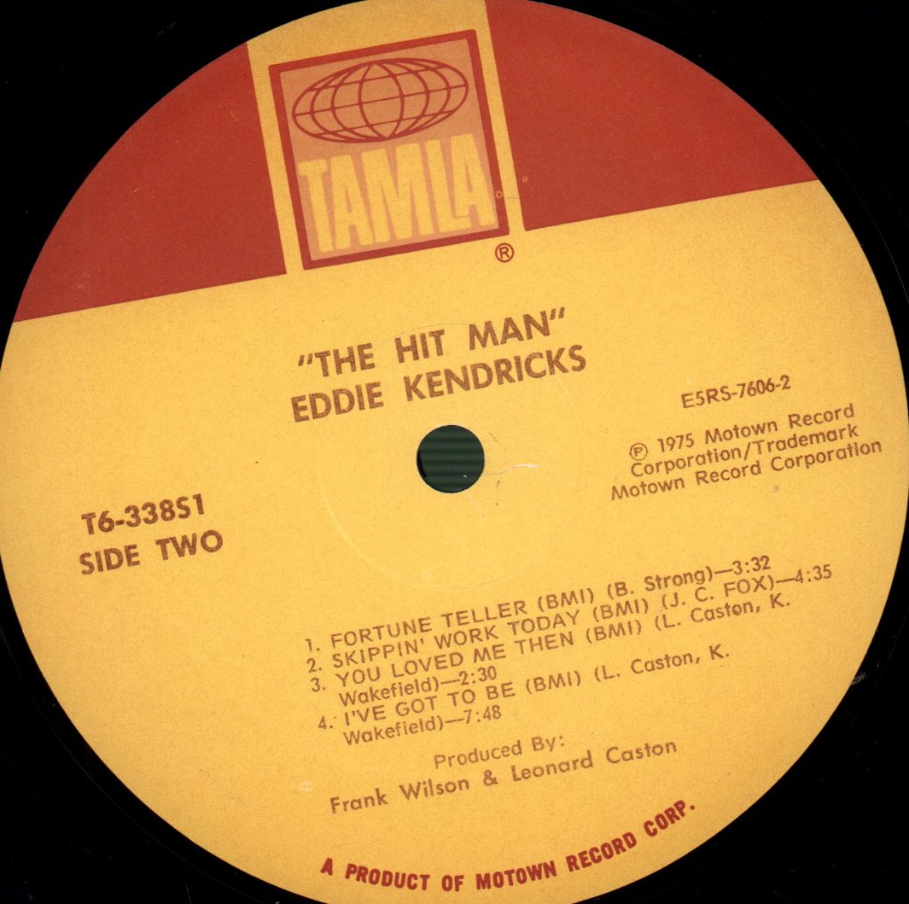 Eddie Kendricks - Hit Man - Lp