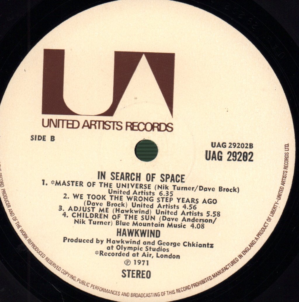 Hawkwind - In Search Of Space - Lp