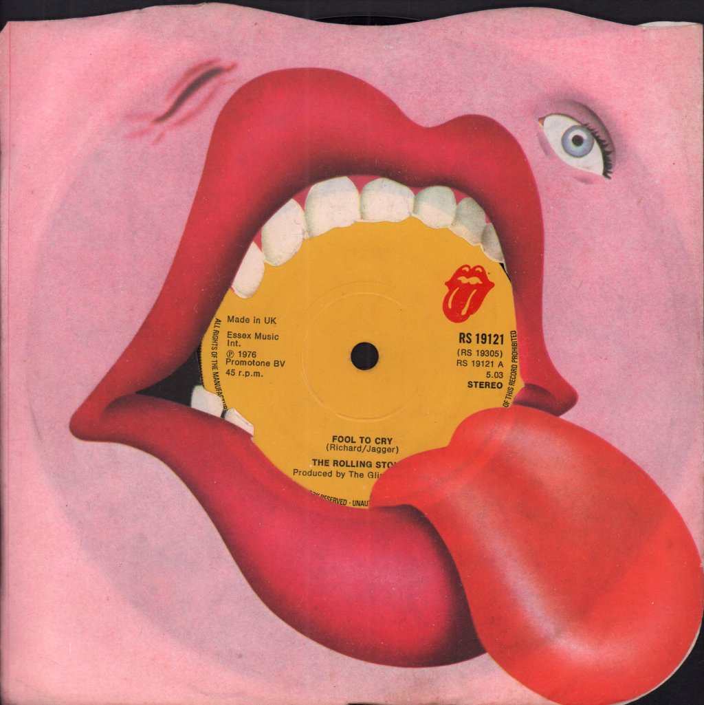 Rolling Stones - Fool To Cry - 7 Inch