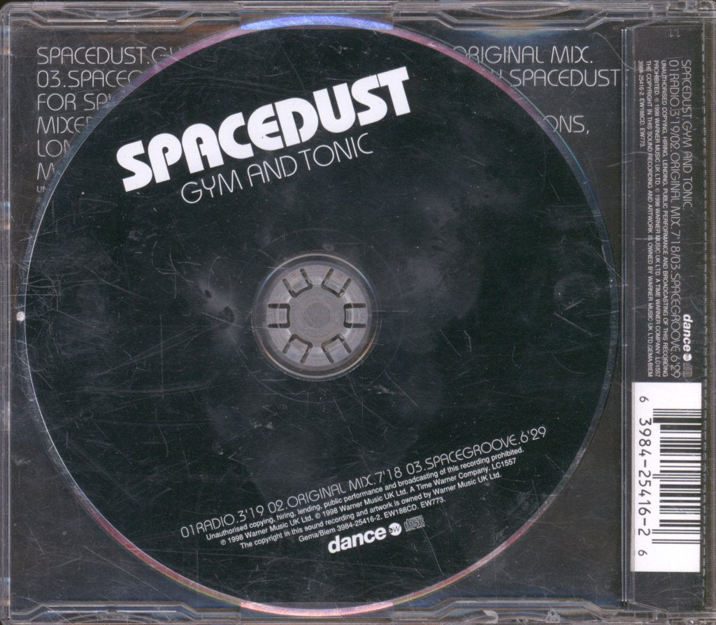 Spacedust - Gym And Tonic (Back Two, Three, Four, Five, Six, Seven, Eight) - Cd
