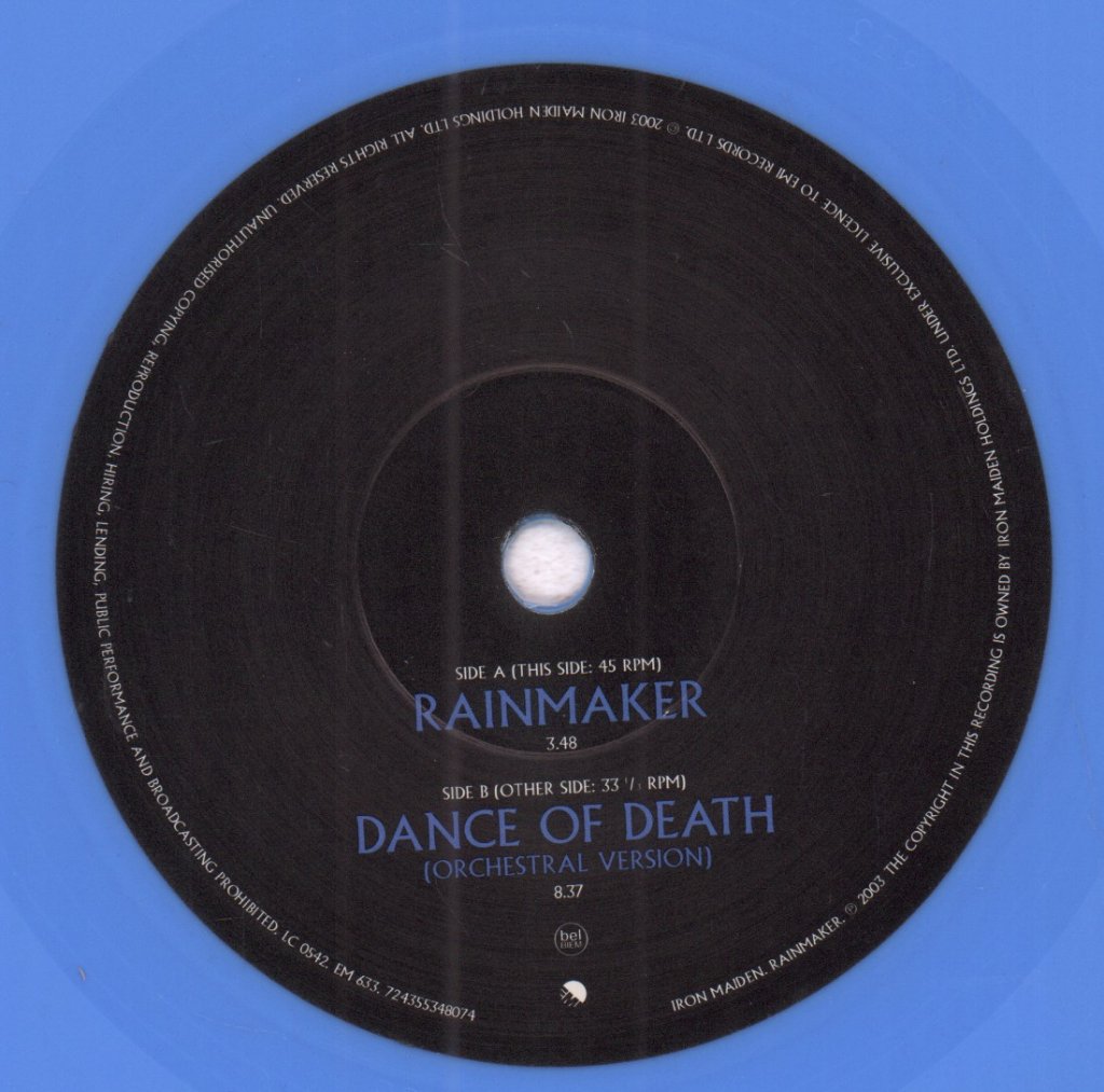 Iron Maiden - Rainmaker - 7 Inch