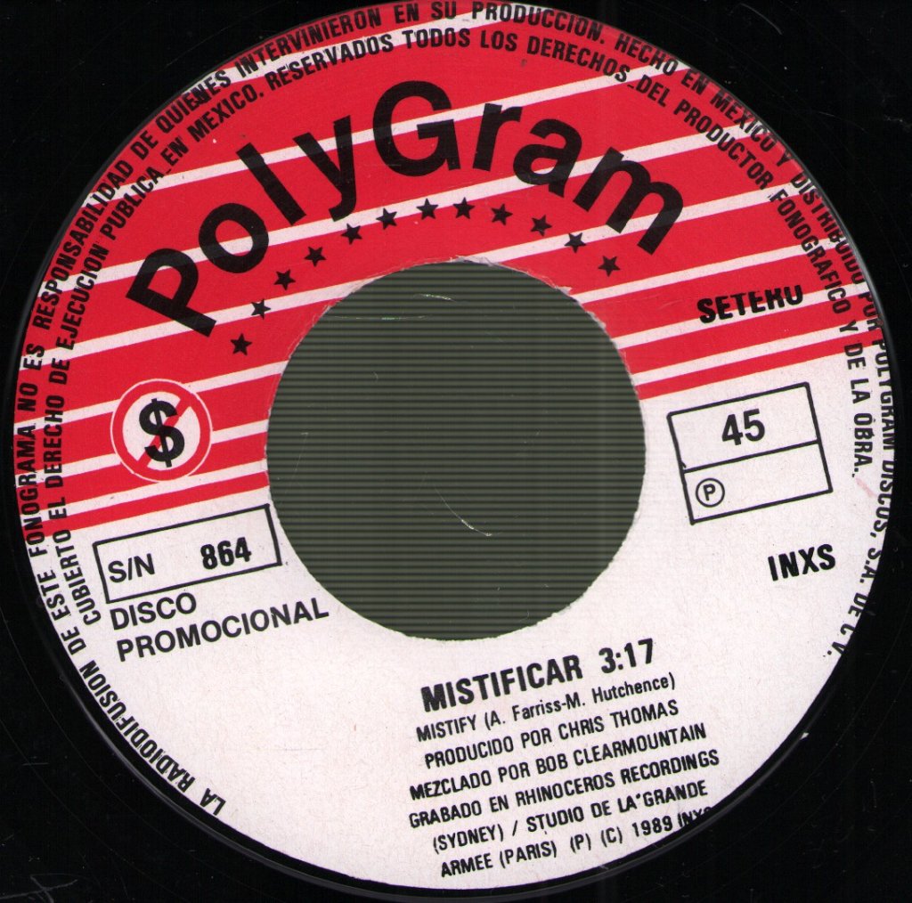 INXS - Mystify = Mistificar - 7 Inch