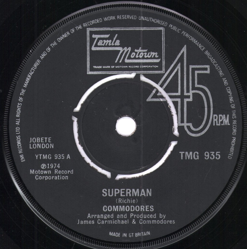 Commodores - Superman - 7 Inch