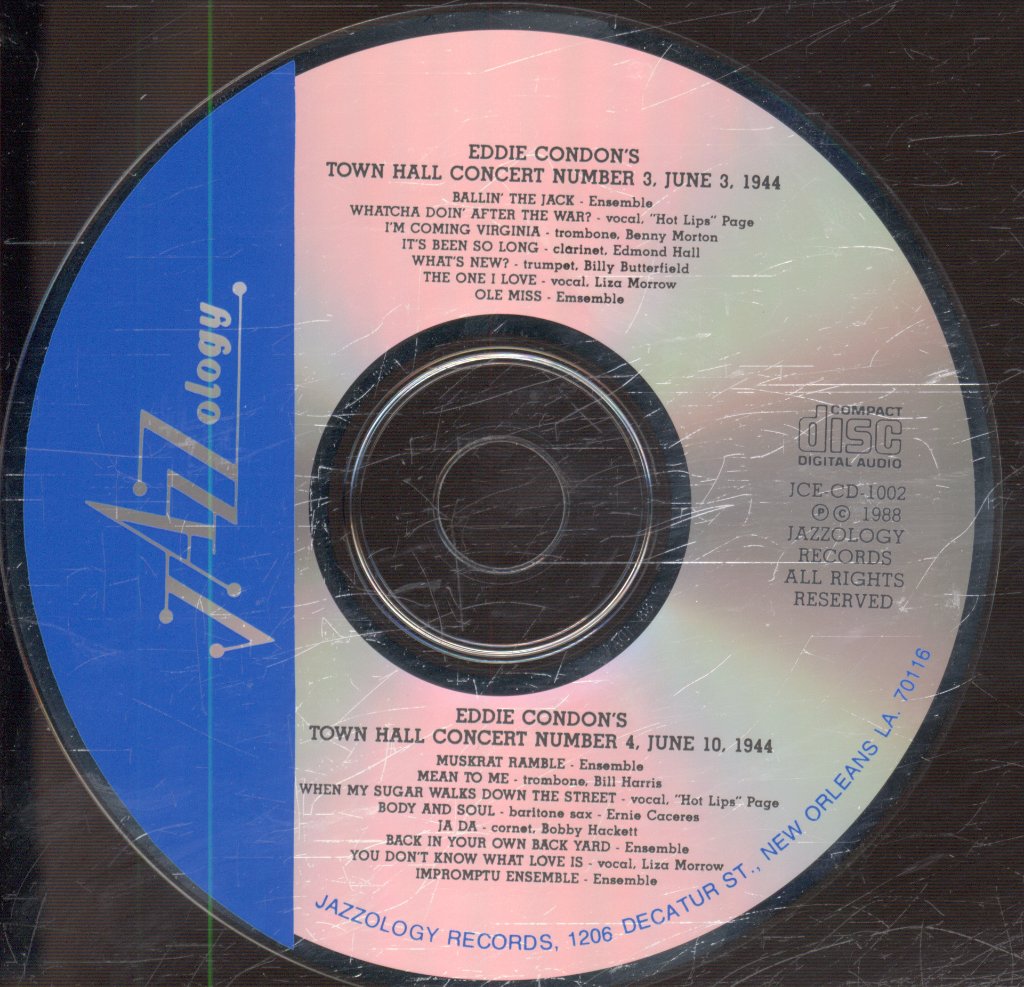 Eddie Condon - Town Hall Concerts - Double Cd