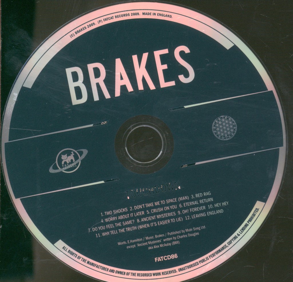 Brakes (Indie Group) - Touchdown - Cd