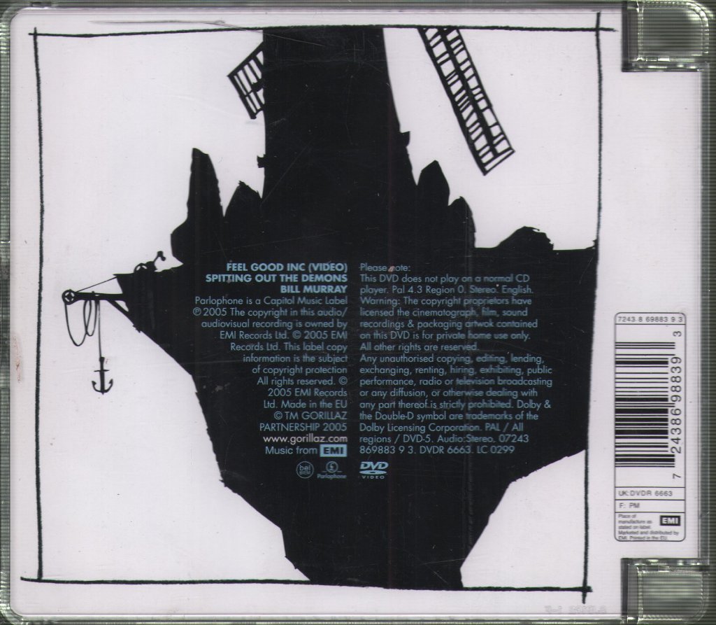 Gorillaz - Feel Good Inc - Dvd