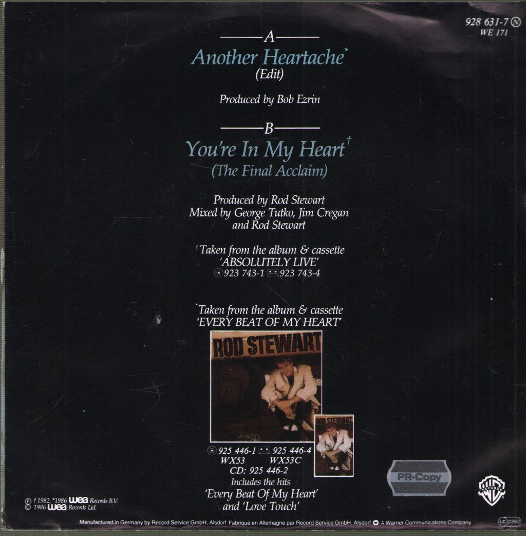 Rod Stewart - Another Heartache - 7 Inch