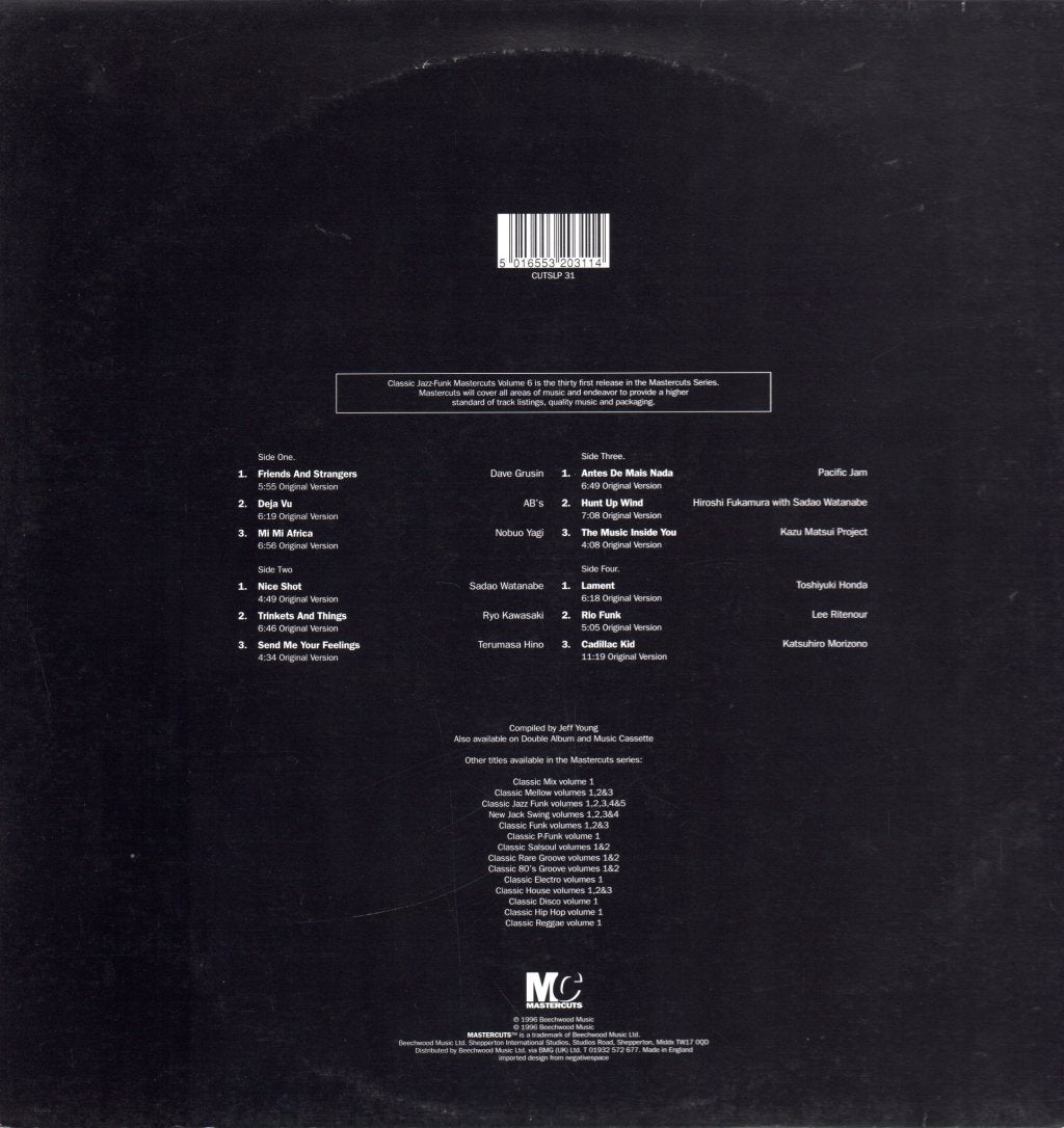 Various Artists - Classic Jazz-Funk Mastercuts Volume 6 - Double Lp