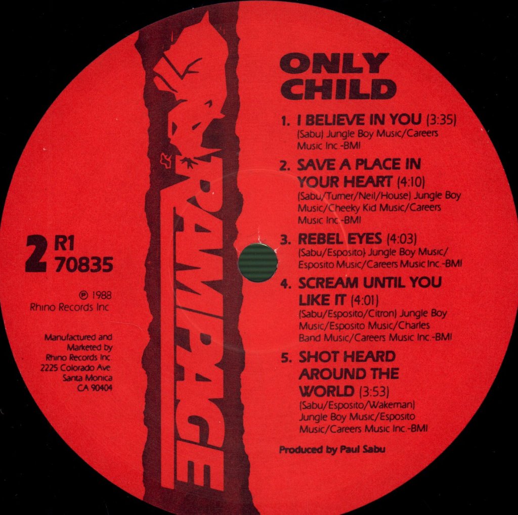 Only Child - Only Child - Lp