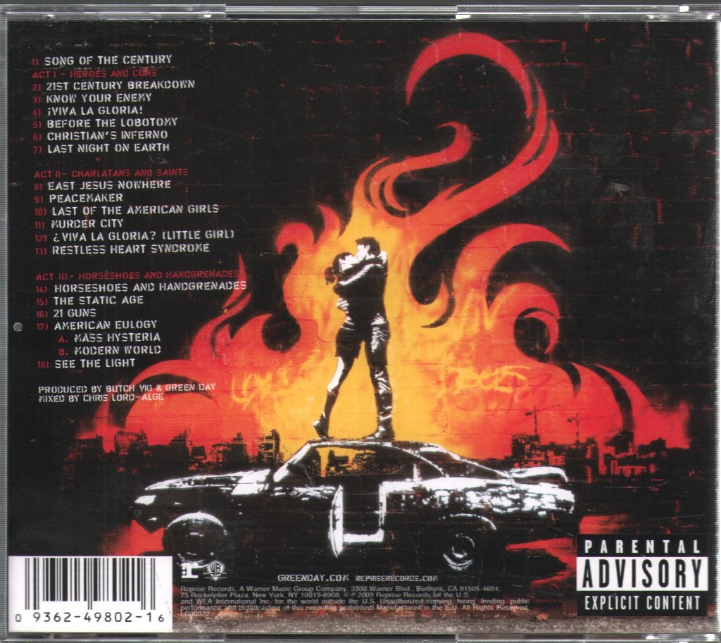 Green Day - 21st Century Breakdown - Cd