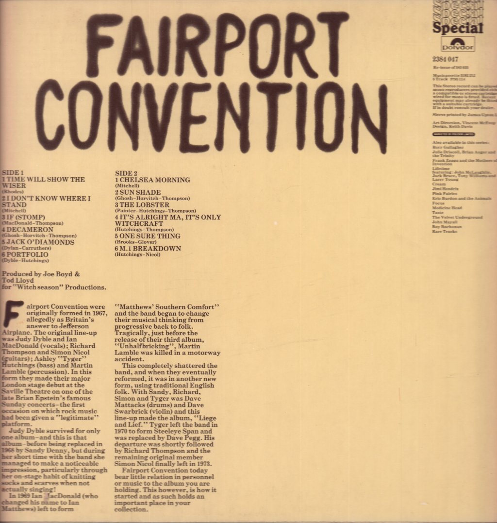 Fairport Convention - Fairport Convention - Lp