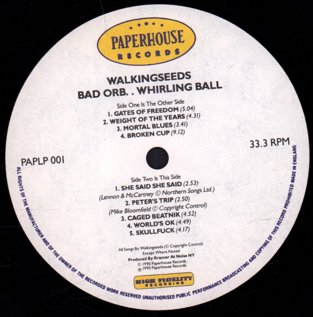 Walkingseeds - Bad Orb Whirling Ball - Lp