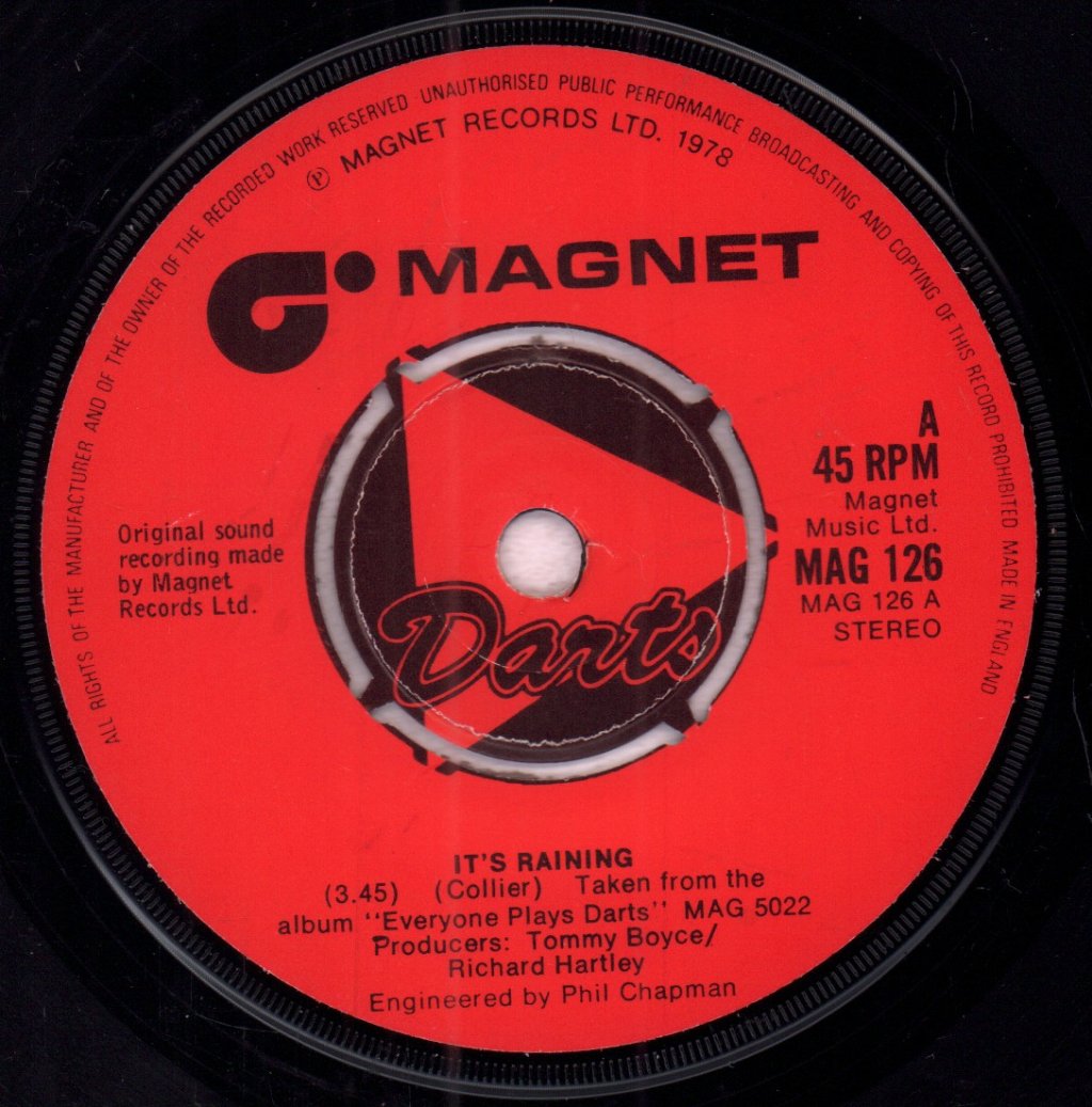 Darts - It's Raining - 7 Inch