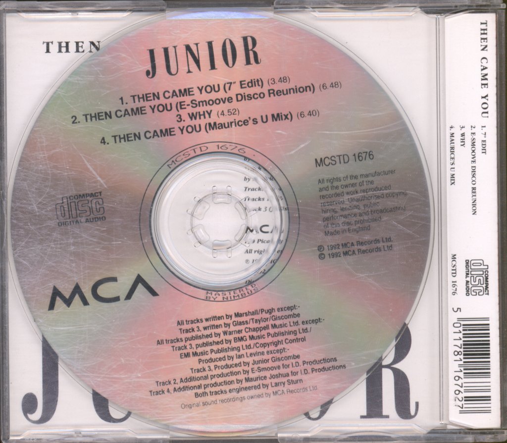Junior - Then Came You - Cd