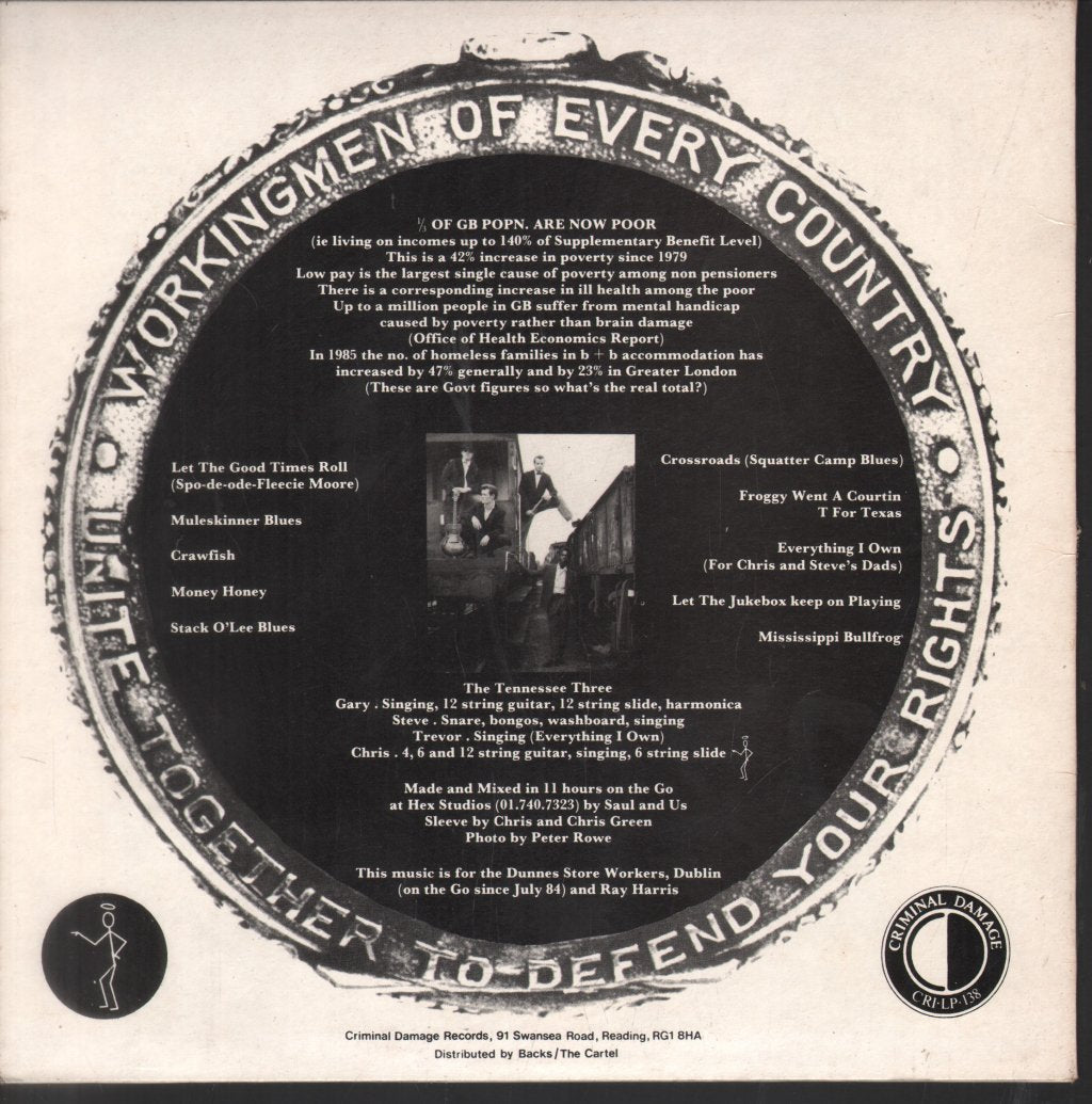 Tennessee Three - Let The Good Times Roll - 10 Inch
