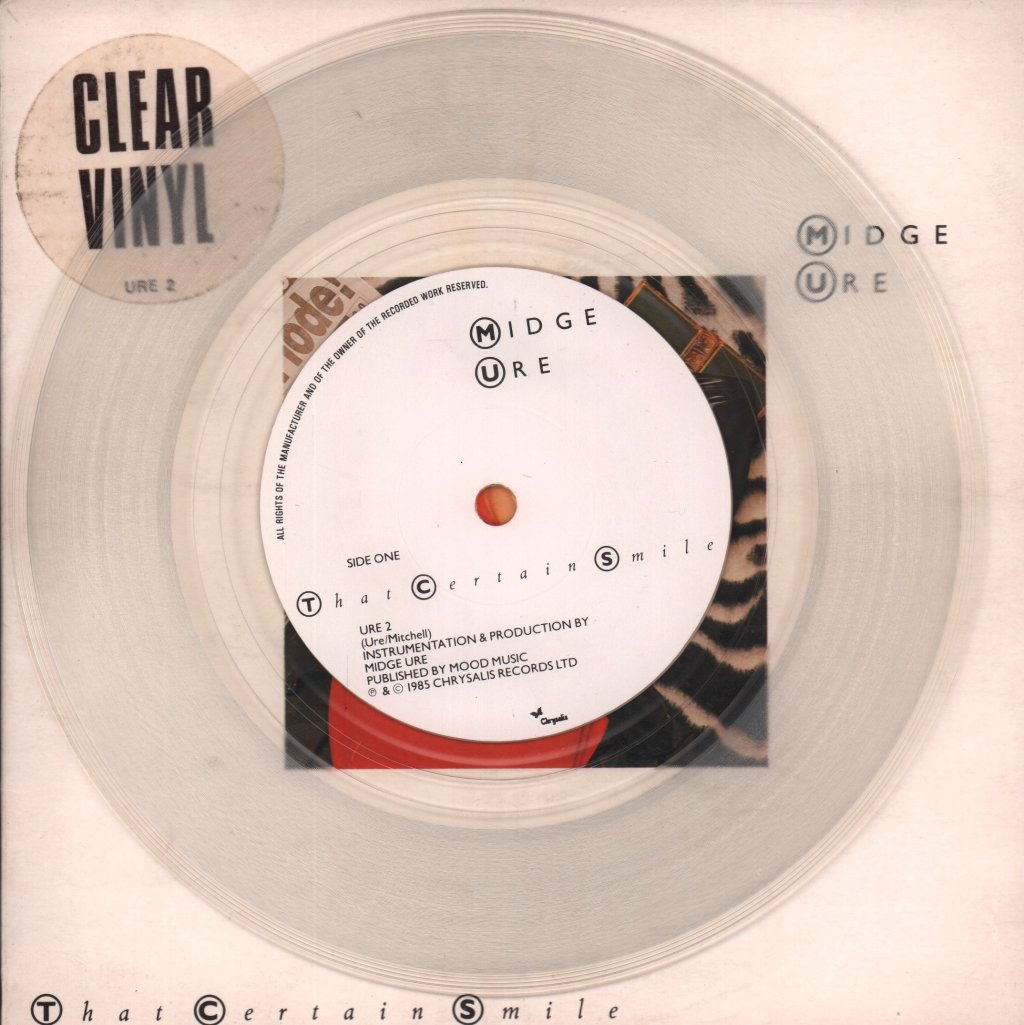 Midge Ure - That Certain Smile - 7 Inch