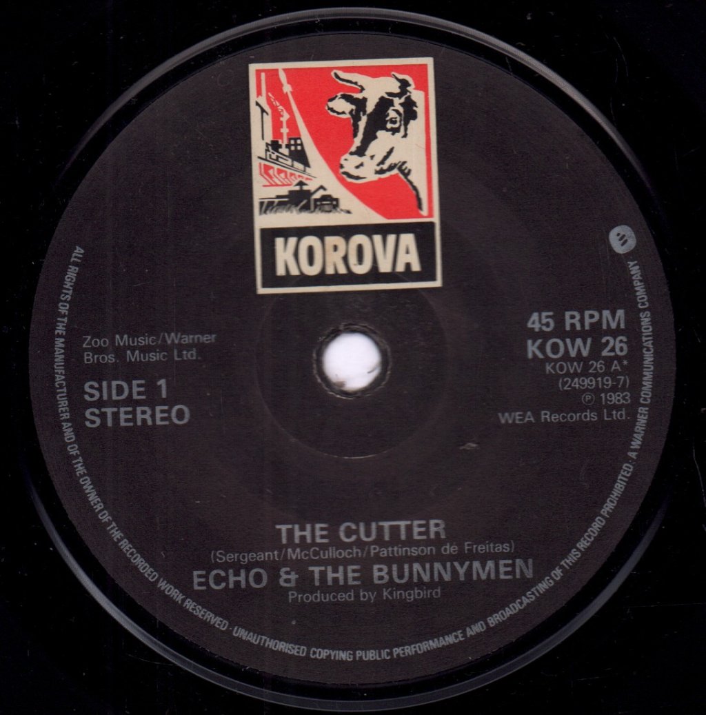Echo & The Bunnymen - Cutter - 7 Inch