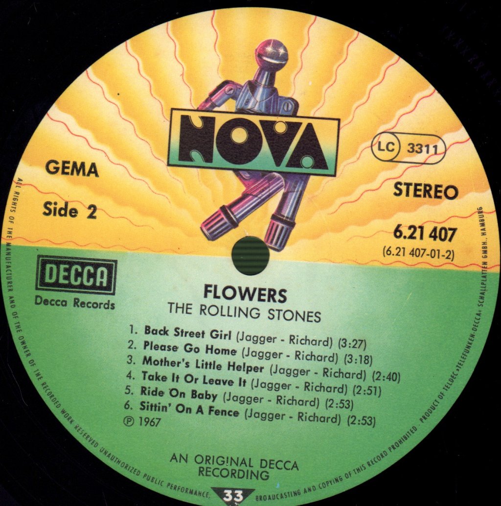 Rolling Stones - Flowers - Lp