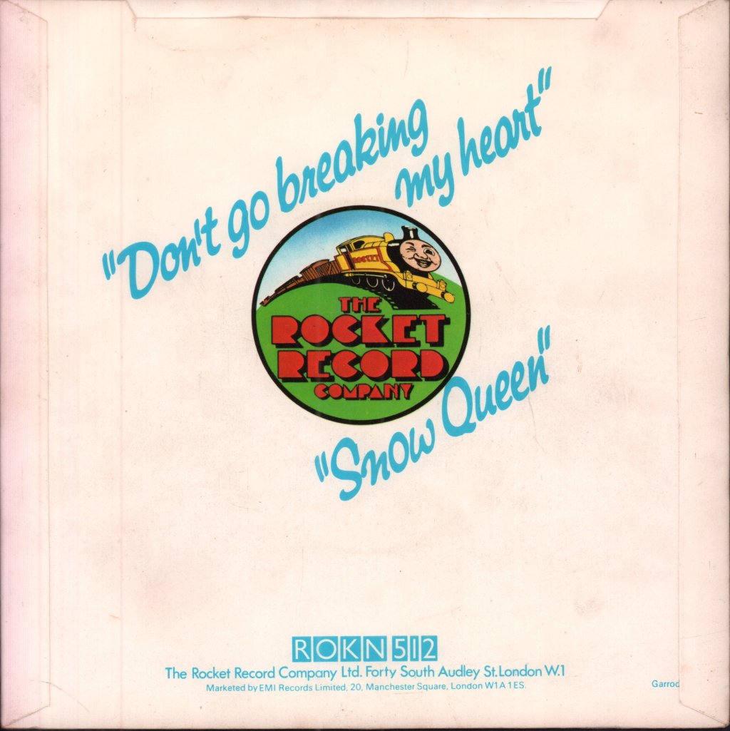 Elton John And Kiki Dee - Don't Go Breaking My Heart - 7 Inch