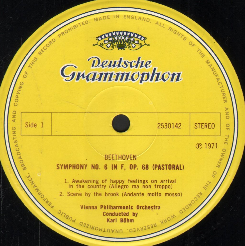 Karl Bohm / Vienna Philharmonic Orchestra - Ludwig Van Beethoven - Symphonie Nr 6 Pastorale - Lp