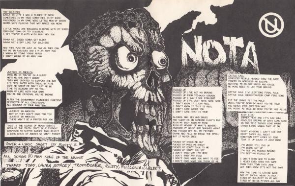 None Of The Above - Toy Soldiers E.P. - 7 Inch