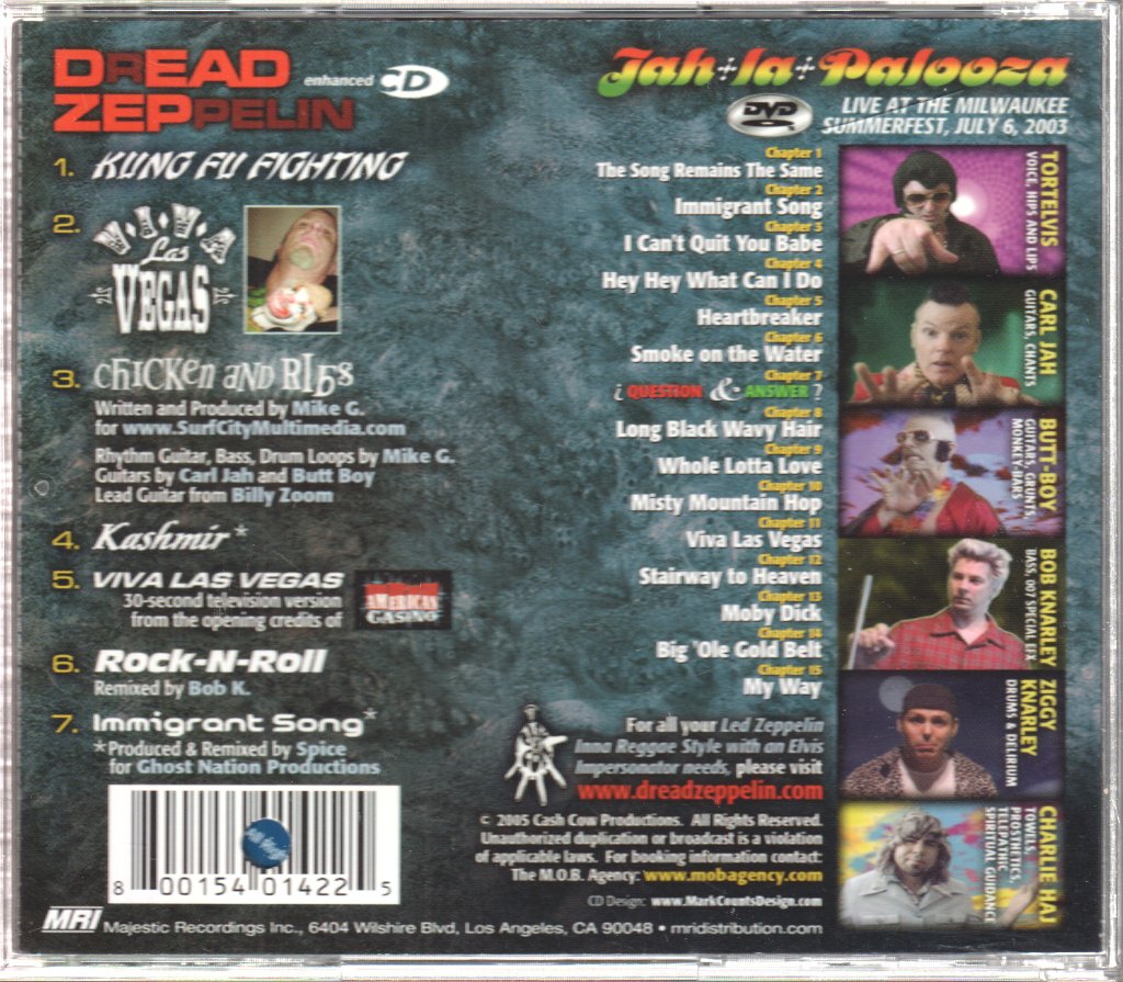 Dread Zeppelin - Chicken and Ribs - Cd
