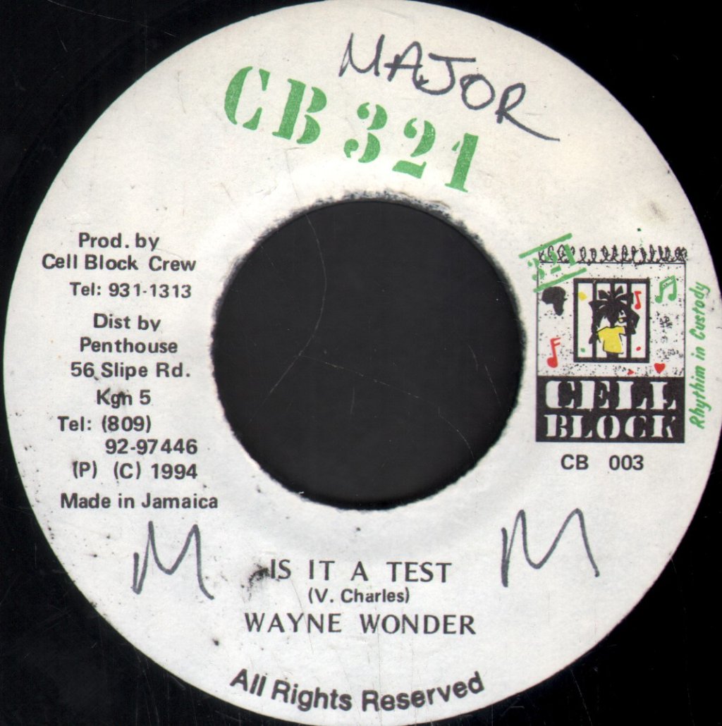 Wayne Wonder - Is It A Test - 7 Inch