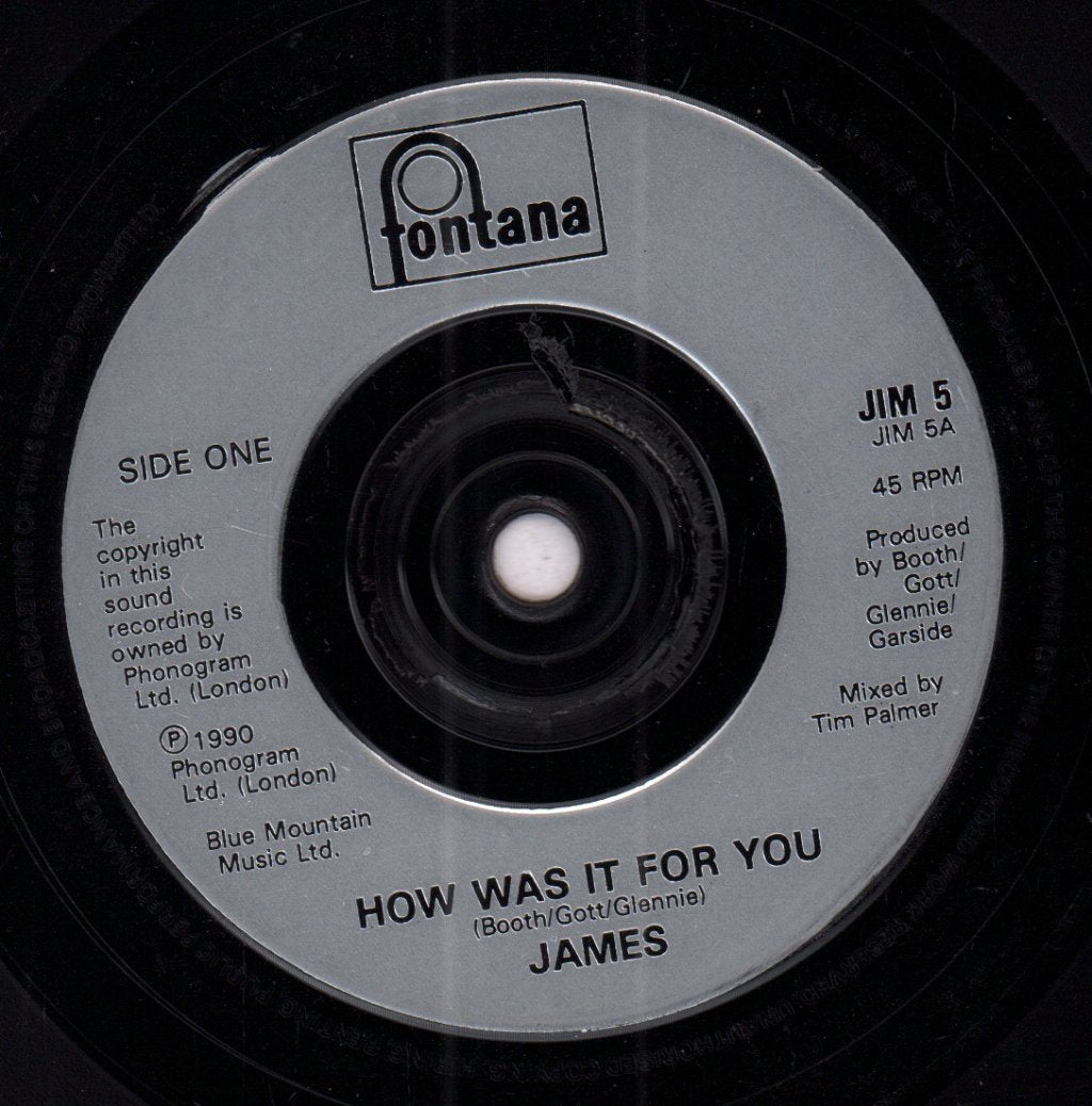 James - How Was It For You? - 7 Inch
