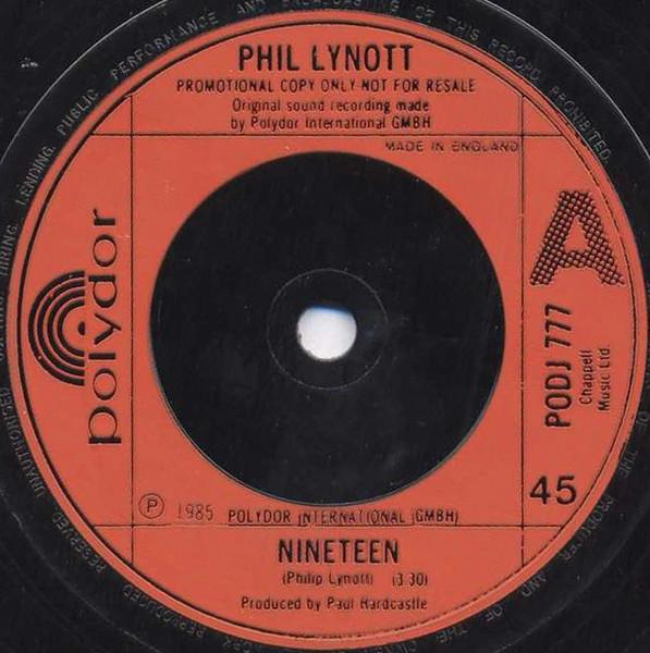 Phil Lynott - Nineteen - 7 Inch
