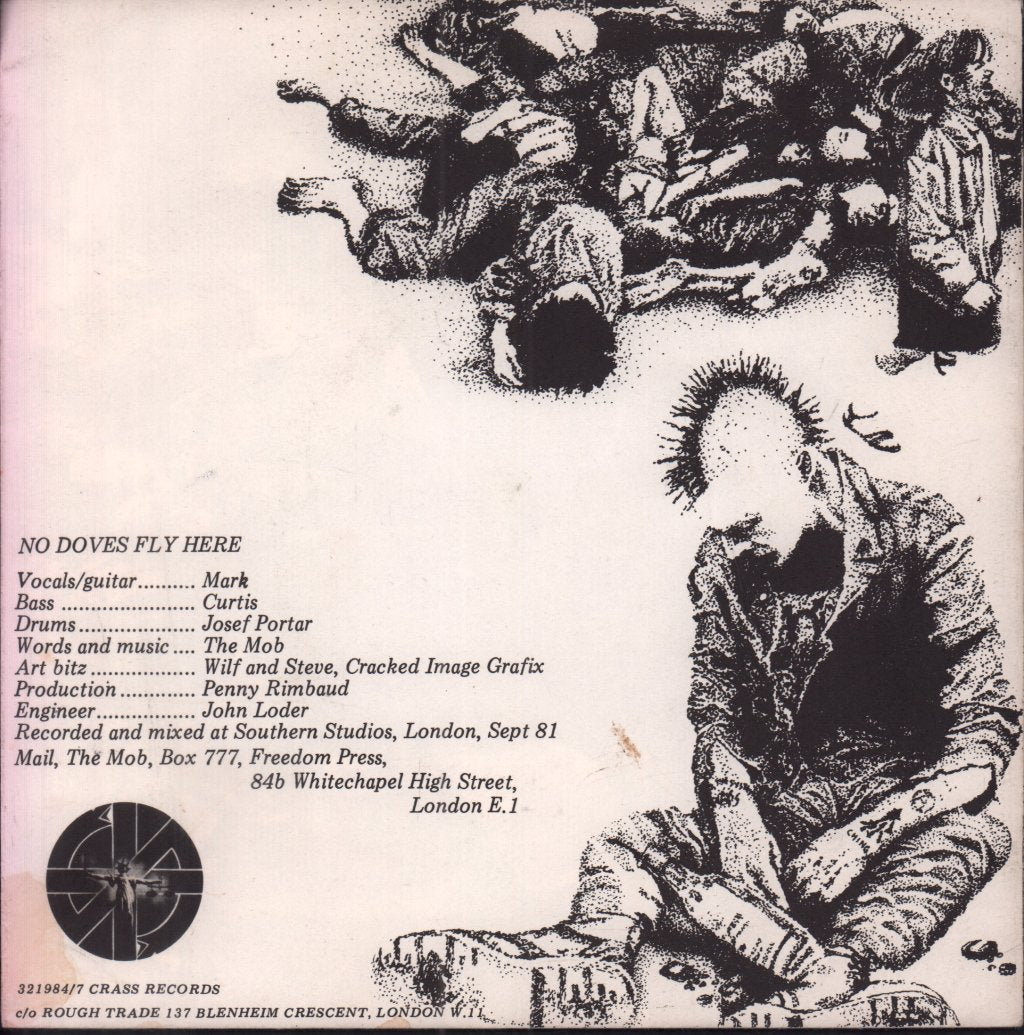 Mob (80'S Punk Group) - No Doves Fly Here - 7 Inch