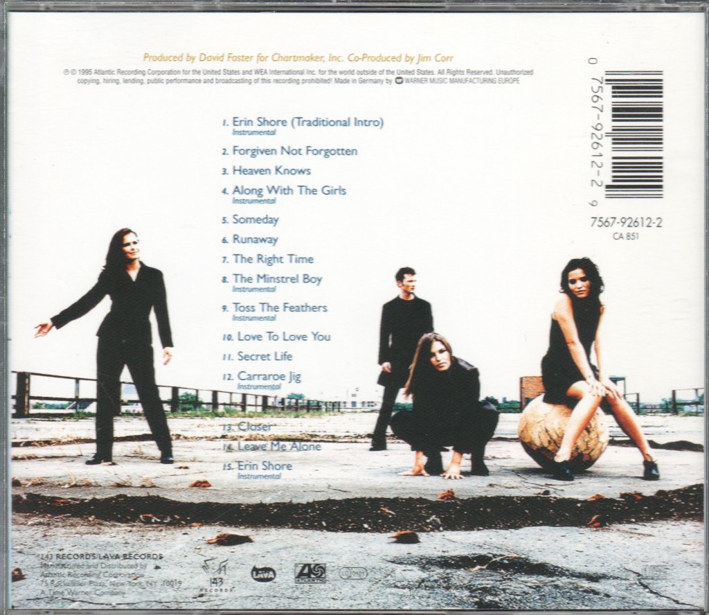Corrs - Forgiven Not Forgotten - Cd