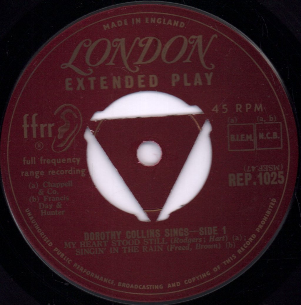 Dorothy Collins - sings - 7 Inch