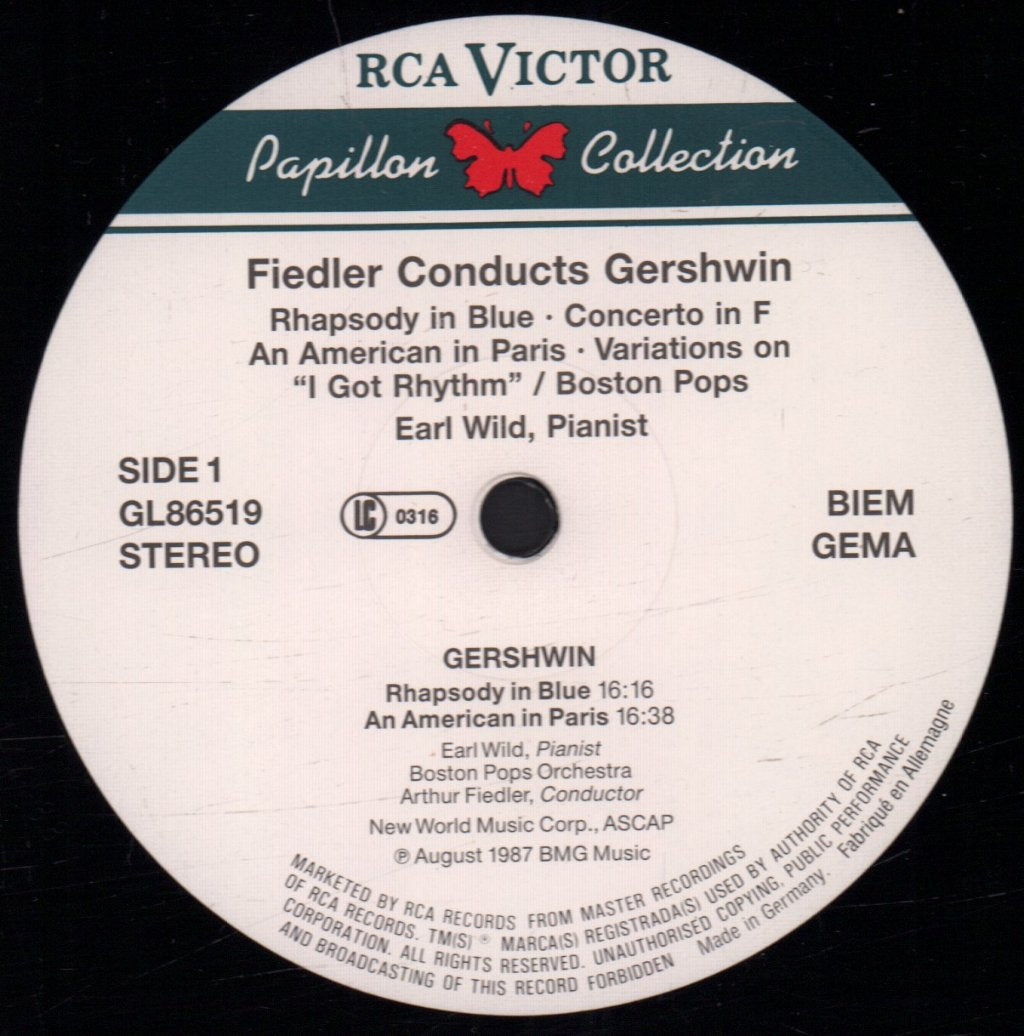 George Gershwin - Fiedler Conducts Gershwin - Lp