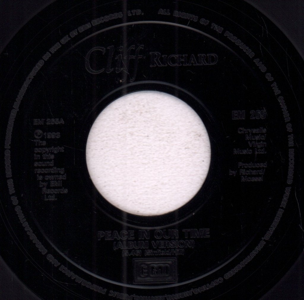 Cliff Richard - Peace In Our Time - 7 Inch