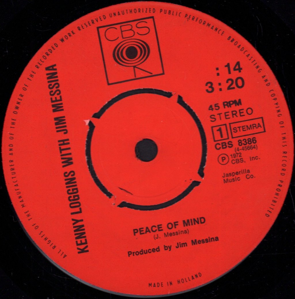 Loggins And Messina - Peace Of Mind - 7 Inch