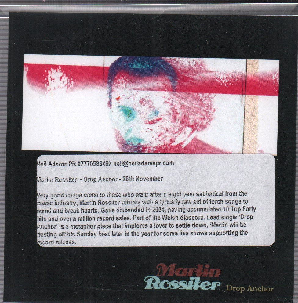 Martin Rossiter - Drop Anchor - Cdr