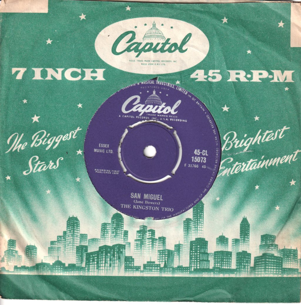Kingston Trio - A Worried Man - 7 Inch
