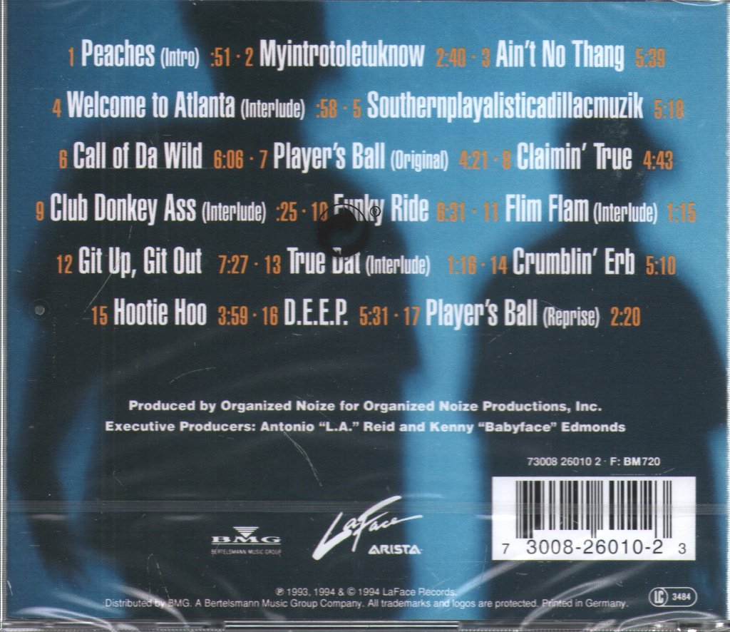 Outkast - Southernplayalisticadillacmuzik - Cd