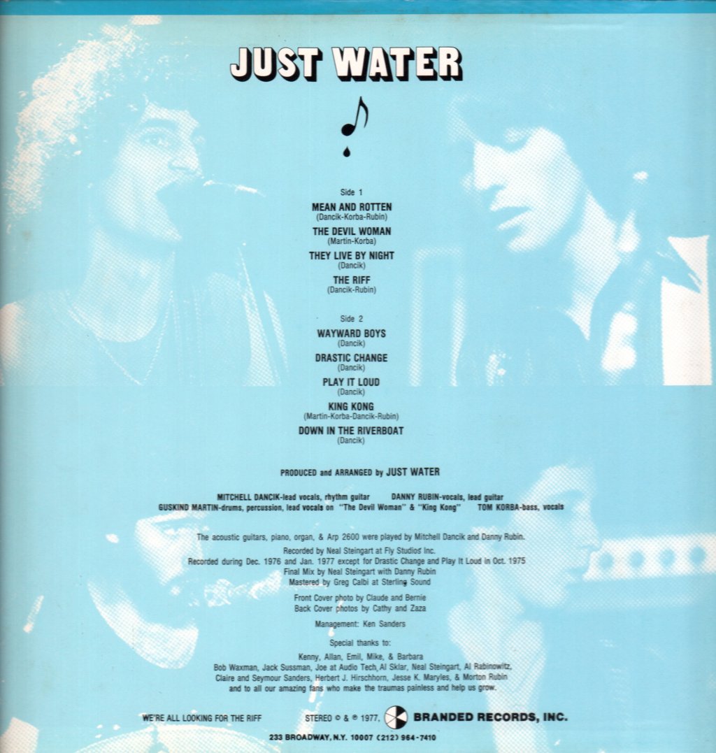 Just Water - Riff - Lp