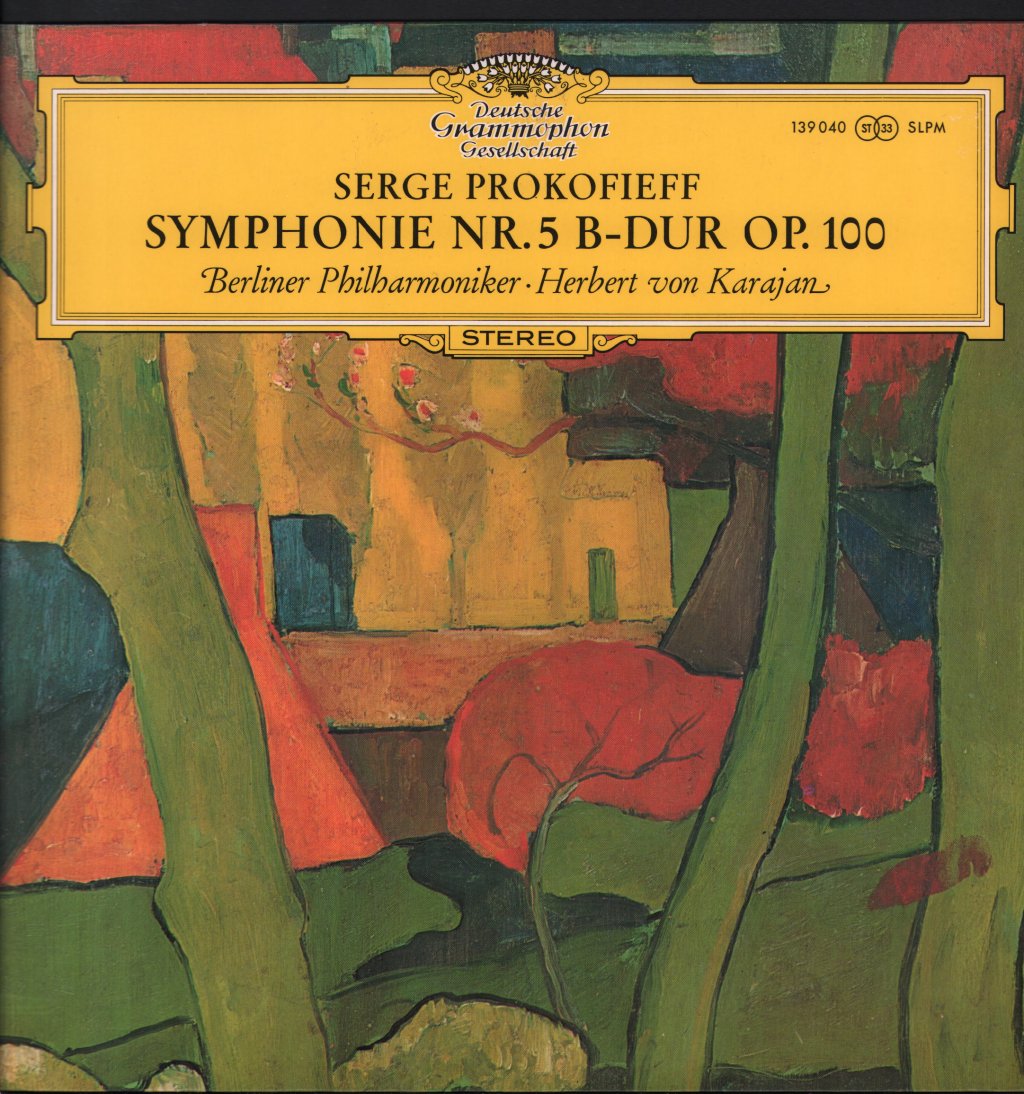 Herbert Von Karajan / Berliner Philharmoniker - Serge Prokofieff Symphonie Nr.5 - Lp