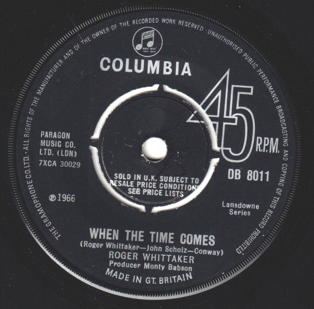 Roger Whittaker - Mexican Whistler - 7 Inch