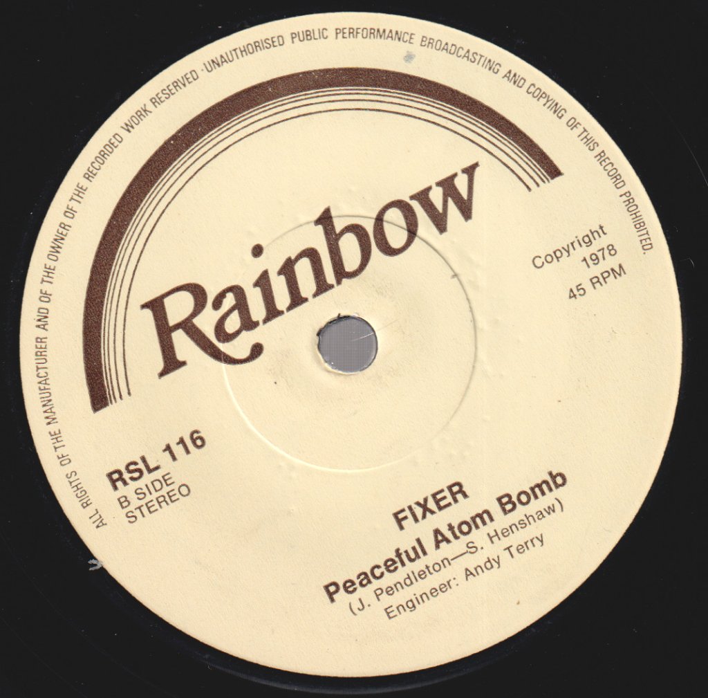 Fixer - Bright And Rosy - 7 Inch