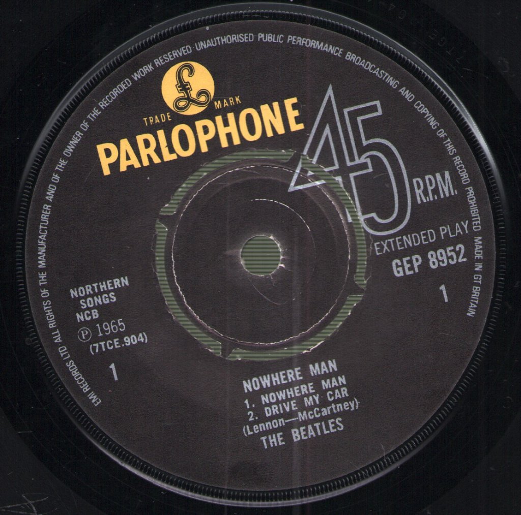 Beatles - Nowhere Man - 7 Inch
