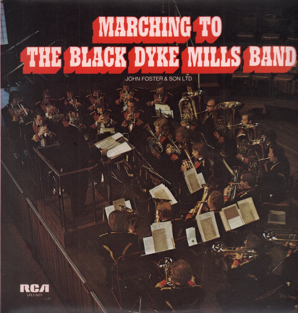 Black Dyke Mills Band - Marching To - Lp