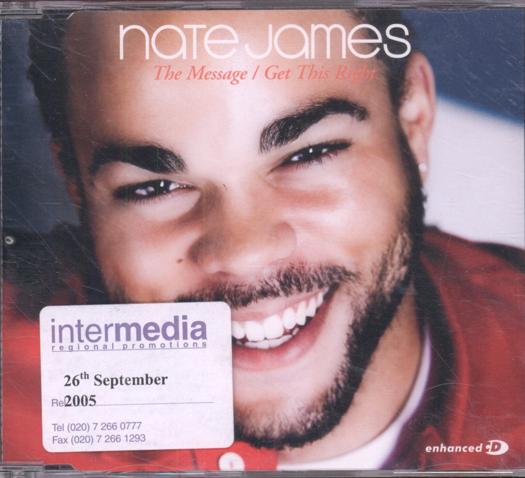 Nate James - Message / Get This Right - Cd