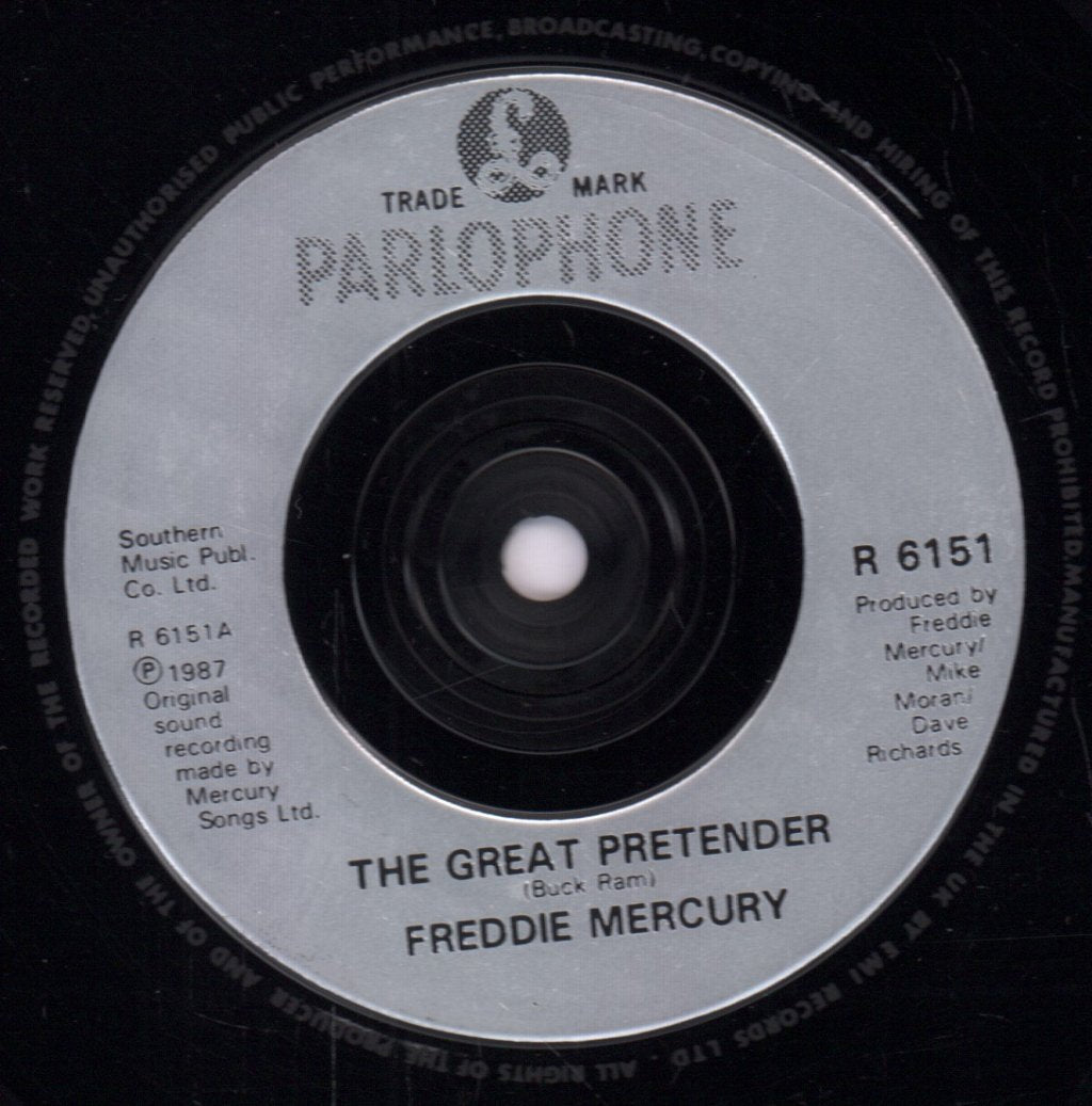 Freddie Mercury - Great Pretender - 7 Inch